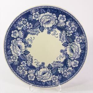 Vintage Mason's Blue & White Crabtree & Evelyn Salad/Luncheon Plate 8 5/8”